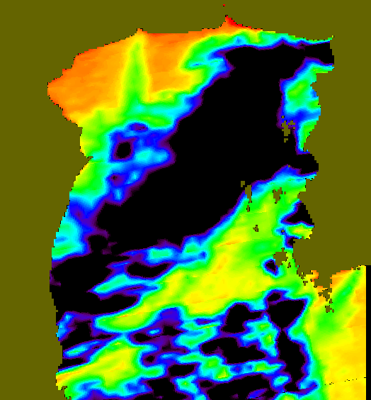 MODIS Aqua 2005/8/27 SST