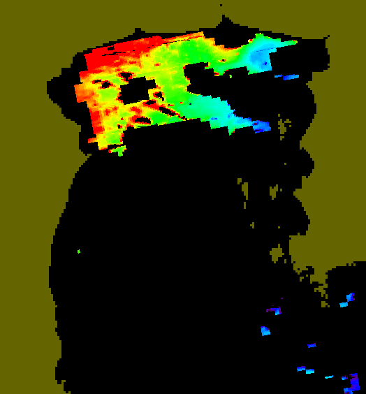 MODIS Aqua 2005/9/5 CHL