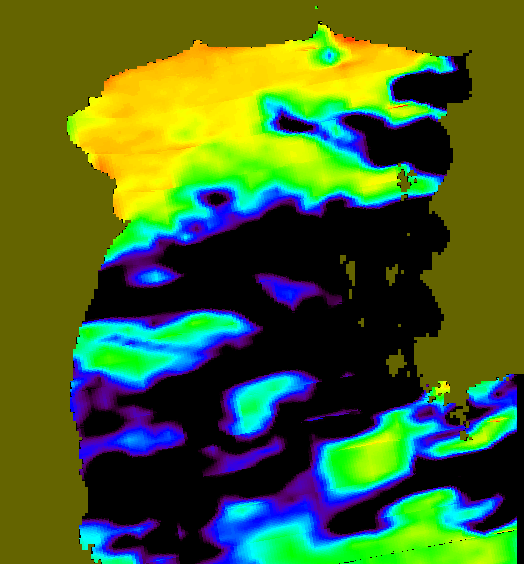 MODIS Aqua 2005/9/5 SST