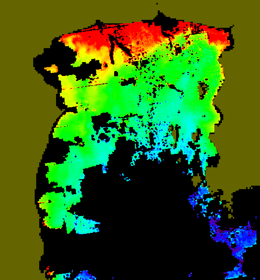 MODIS Aqua 2005/9/6 CHL