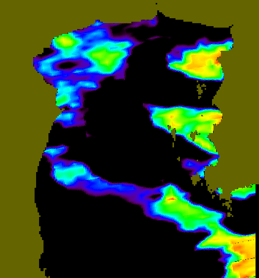 MODIS Aqua 2005/9/21 SST