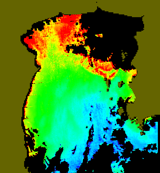 MODIS Aqua 2005/9/22 CHL