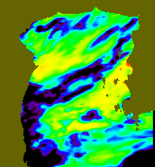 MODIS Aqua 2005/9/27 SST