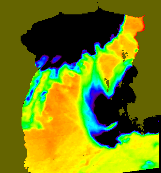 MODIS Aqua 2005/9/29 SST