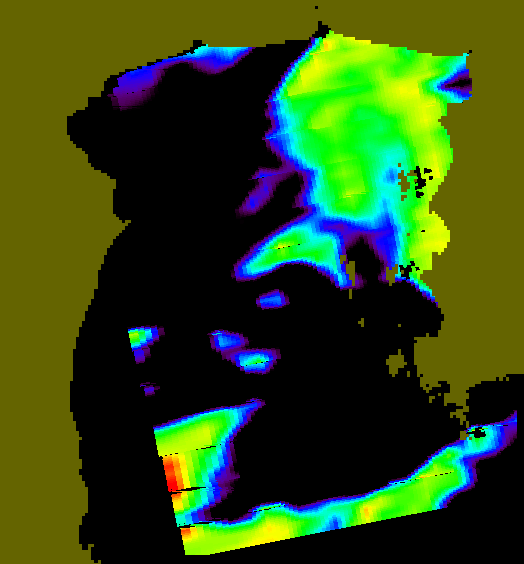 MODIS Aqua 2005/9/30 SST