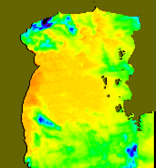 MODIS Aqua 2005/10/1 SST