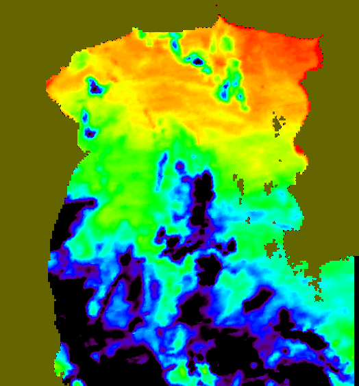 MODIS Aqua 2005/10/3 SST