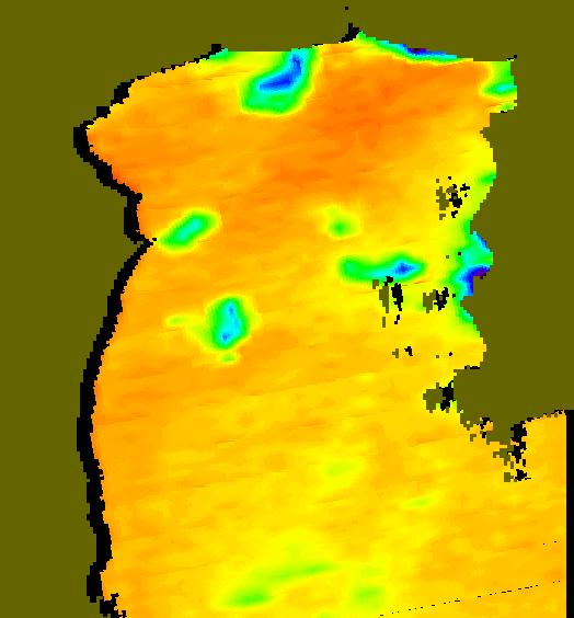 MODIS Aqua 2005/10/7 SST