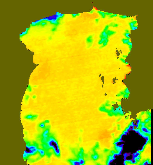 MODIS Aqua 2005/10/12 SST