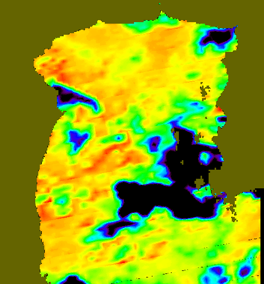 MODIS Aqua 2005/10/14 SST