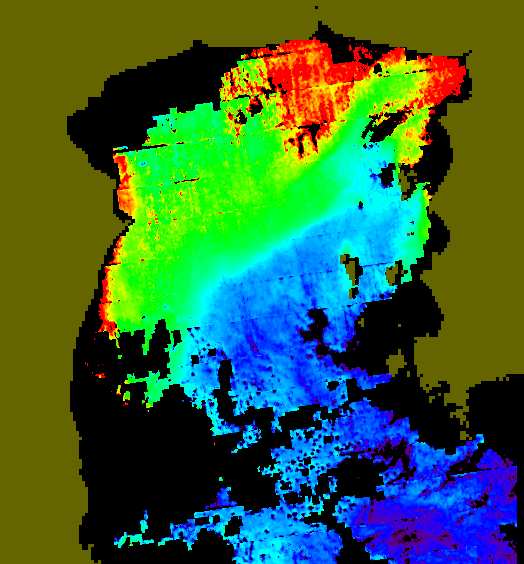 MODIS Aqua 2005/10/17 CHL