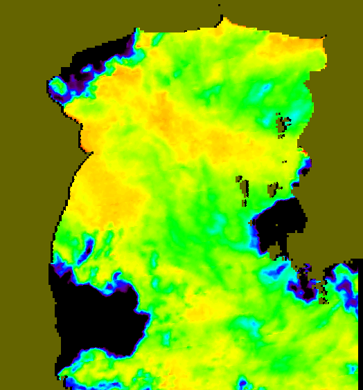 MODIS Aqua 2005/10/17 SST