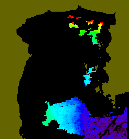 MODIS Aqua 2005/10/21 CHL