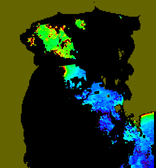 MODIS Aqua 2005/10/26 CHL