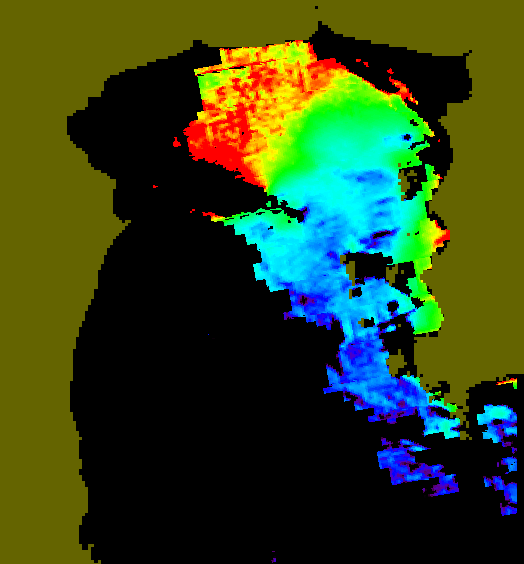 MODIS Aqua 2005/10/30 CHL