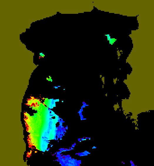 MODIS Aqua 2005/10/31 CHL