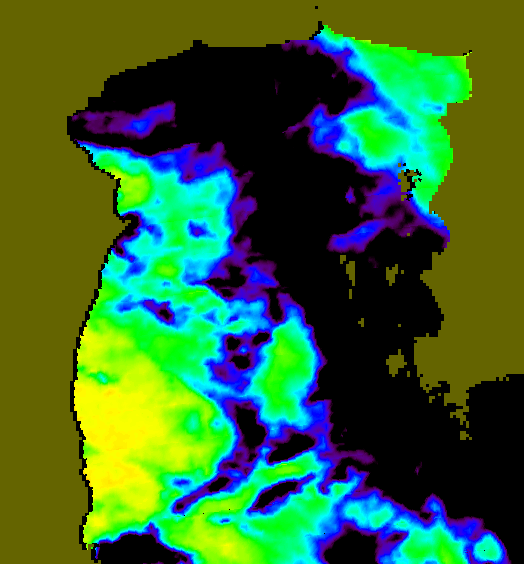 MODIS Aqua 2005/10/31 SST