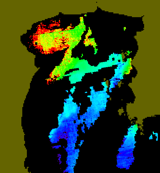 MODIS Aqua 2005/11/2 CHL