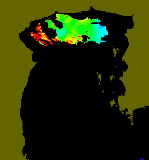 MODIS Aqua 2005/11/6 CHL