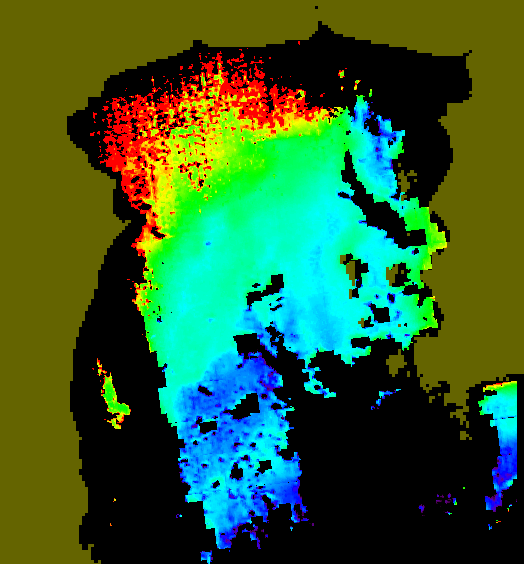 MODIS Aqua 2005/11/7 CHL