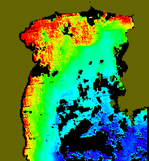 MODIS Aqua 2005/11/9 CHL