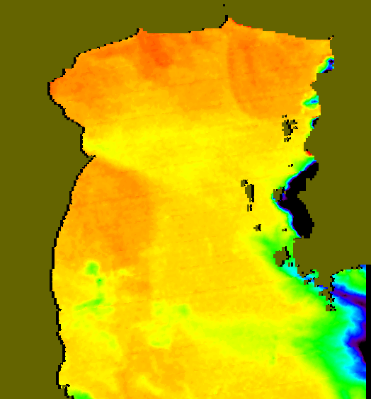 MODIS Aqua 2005/11/11 SST