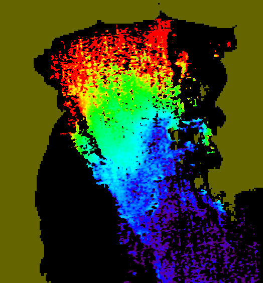 MODIS Aqua 2005/11/14 CHL