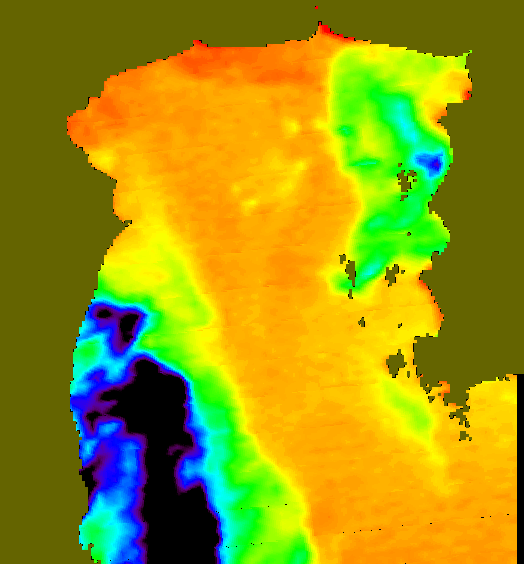 MODIS Aqua 2005/11/14 SST