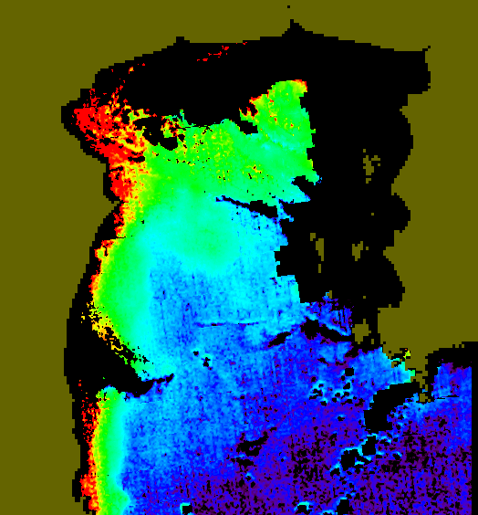 MODIS Aqua 2005/11/16 CHL