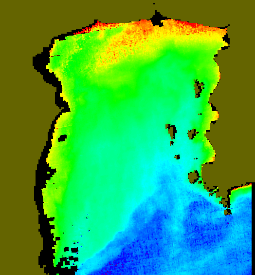 MODIS Aqua 2005/11/20 CHL