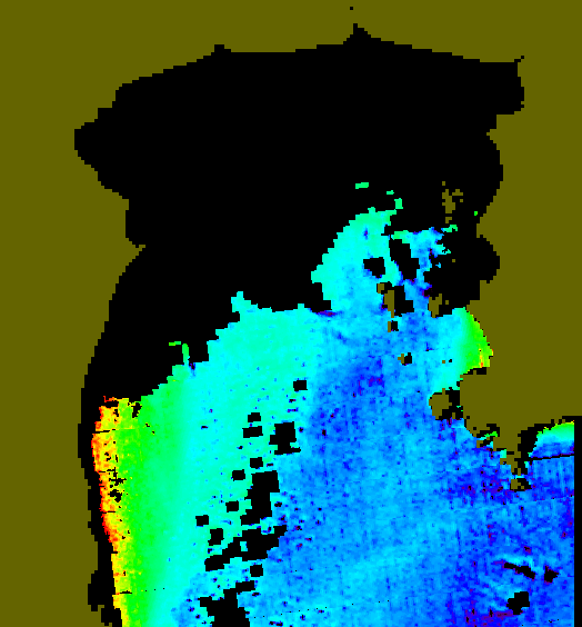 MODIS Aqua 2005/11/23 CHL