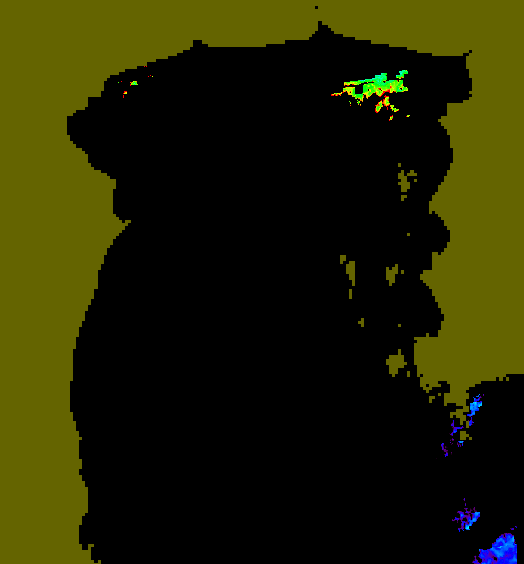 MODIS Aqua 2005/11/25 CHL