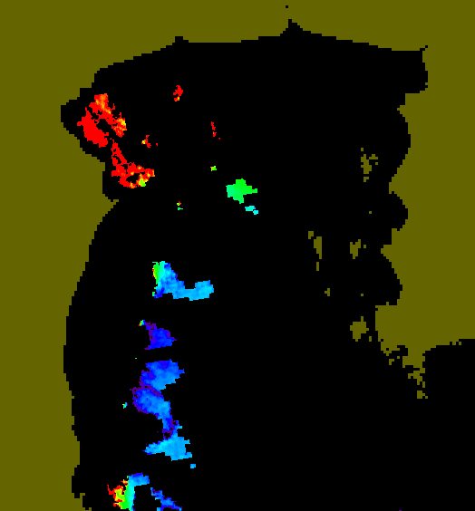 MODIS Aqua 2005/11/29 CHL