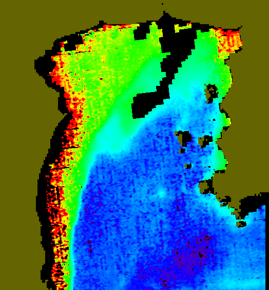 MODIS Aqua 2005/11/30 CHL