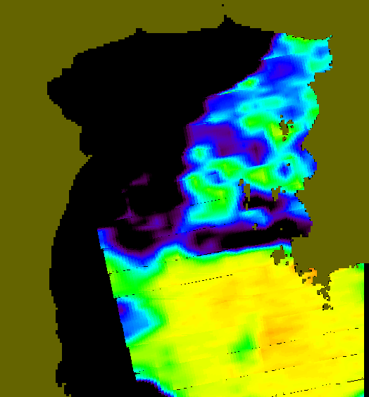 MODIS Aqua 2005/12/3 SST