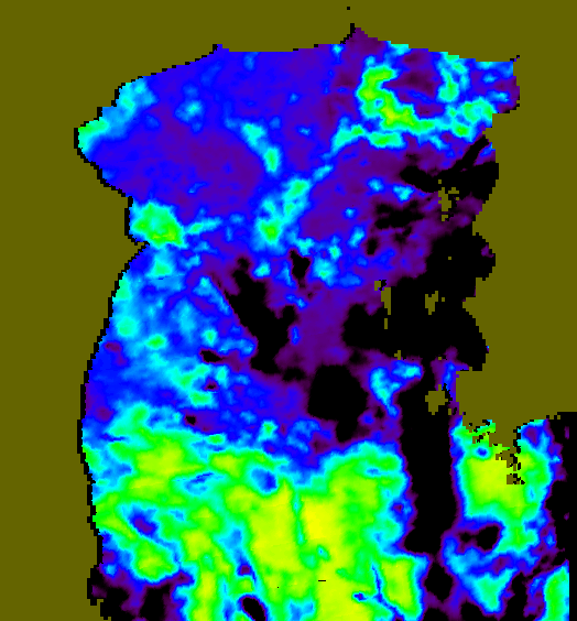 MODIS Aqua 2005/12/6 SST