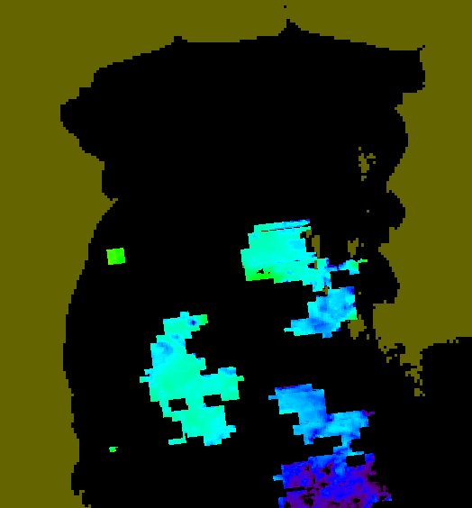 MODIS Aqua 2005/12/7 CHL