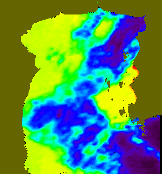 MODIS Aqua 2005/12/8 SST