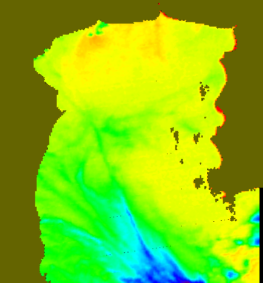 MODIS Aqua 2005/12/11 SST