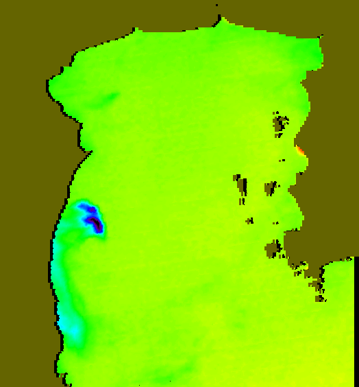 MODIS Aqua 2005/12/18 SST