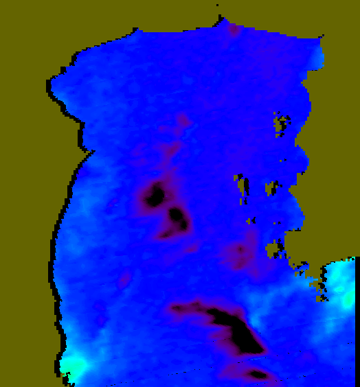 MODIS Aqua 2005/12/24 SST