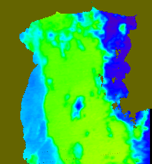 MODIS Aqua 2005/12/25 SST