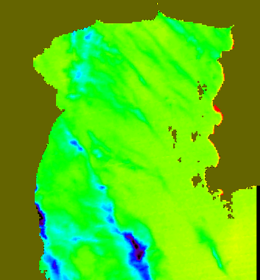 MODIS Aqua 2005/12/29 SST