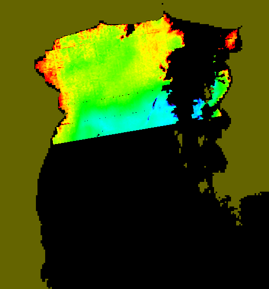 MODIS Aqua 2005/12/31 CHL