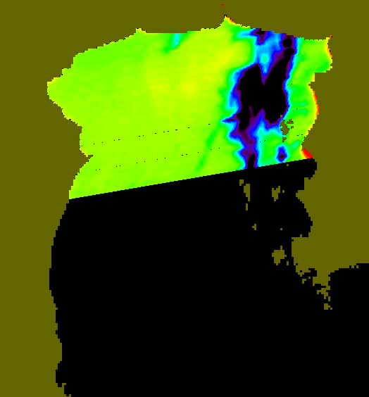 MODIS Aqua 2005/12/31 SST