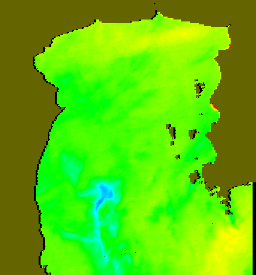 MODIS Aqua 2006/1/12 SST