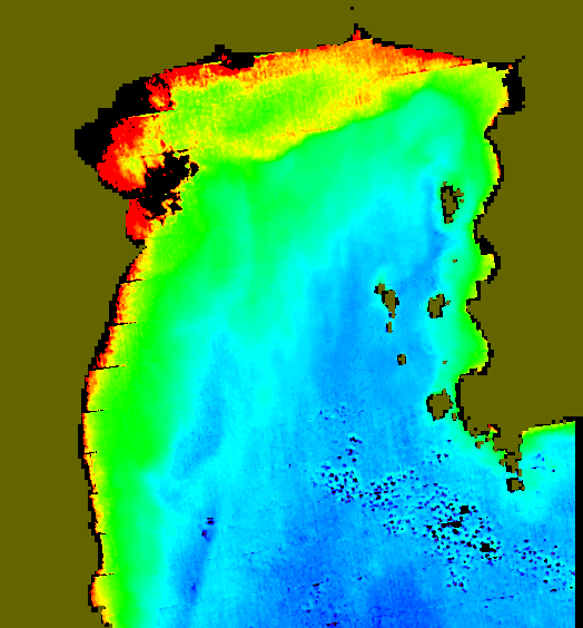 MODIS Aqua 2006/1/14 CHL