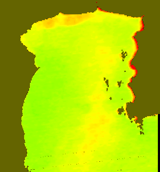 MODIS Aqua 2006/1/17 SST