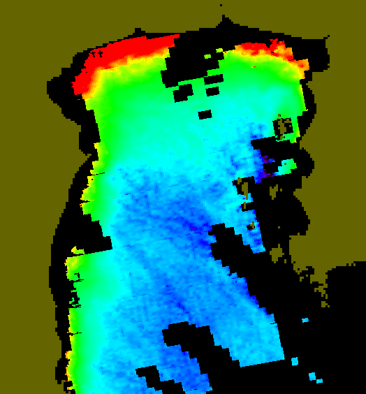 MODIS Aqua 2006/1/18 CHL