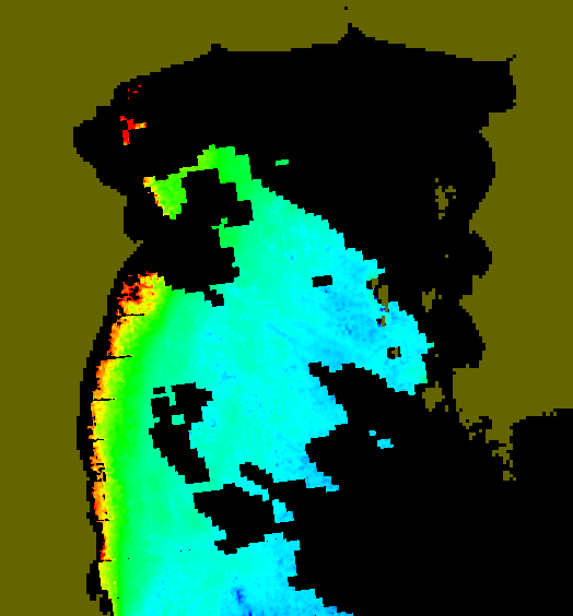 MODIS Aqua 2006/1/26 CHL